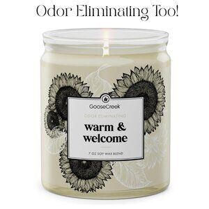 GOOSE CREEK Warm and Welcome ODOR ELIMINATING Candle NWT